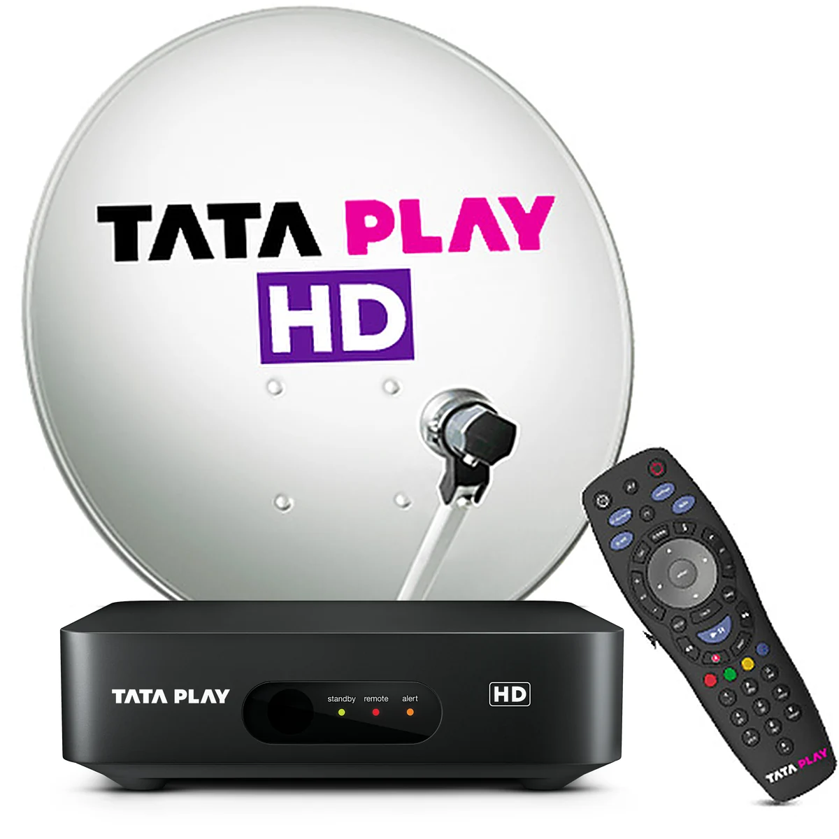 Tata Play Tata Play HD Box -With 12 Months Pack -Tata Sky /Play New Connection Dhamaka Cash Back Offer -Navratri Special