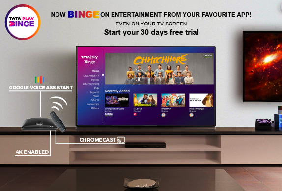 Tata sky app chromecast hot sale